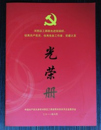 “河西區(qū)工商聯(lián)先進黨組織、優(yōu)秀共產(chǎn)黨員、優(yōu)秀黨務工作者、黨建之友”光榮冊